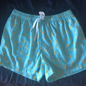 Chubbies banana women's bathing suit